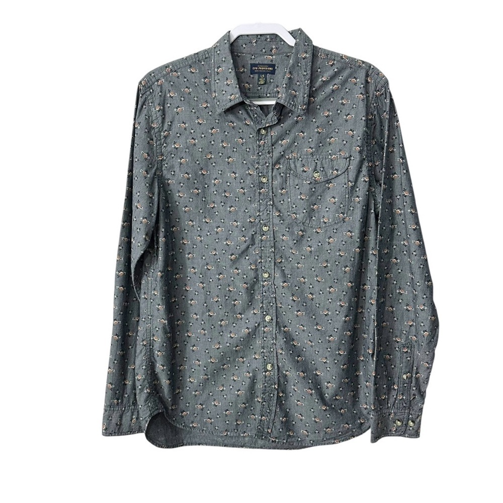 CPO Provisions Floral Button Down Shirt